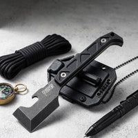 The Axe-Blade: One-piece Shovel Multi-tool EDC K-sheath Knife