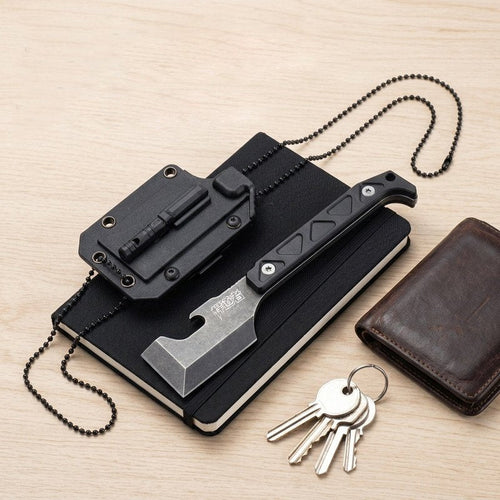 The Axe-Blade: One-piece Shovel Multi-tool EDC K-sheath Knife
