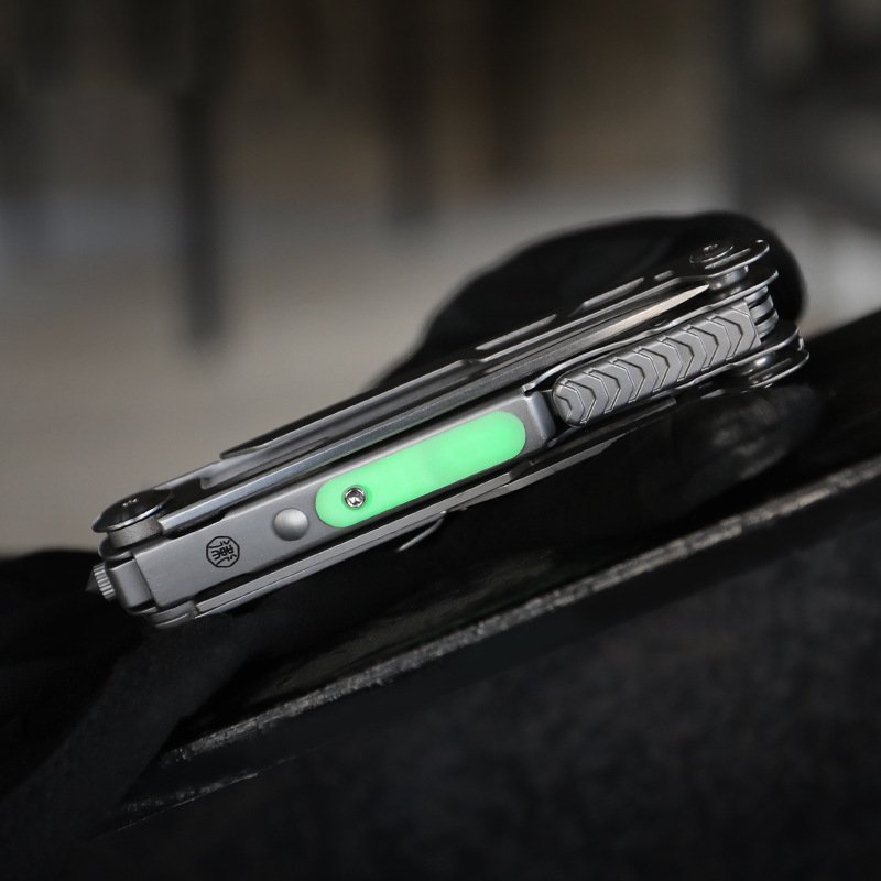 The Pioneer: D2 Steel 8-in-1 Pocket Outdoor Multi-Tool EDC Gear