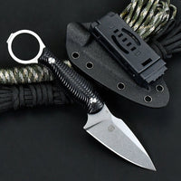 Nightclaw – Full Tang Tactical Fixed Blade EDC Knife with Kydex Sheath
