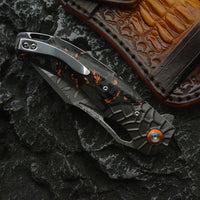 The Nightflare – VG10 Damascus EDC Folding Knife