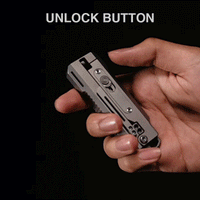 JetFlick Titanium Gravity Knife – Unique Opening EDC Folding Knife