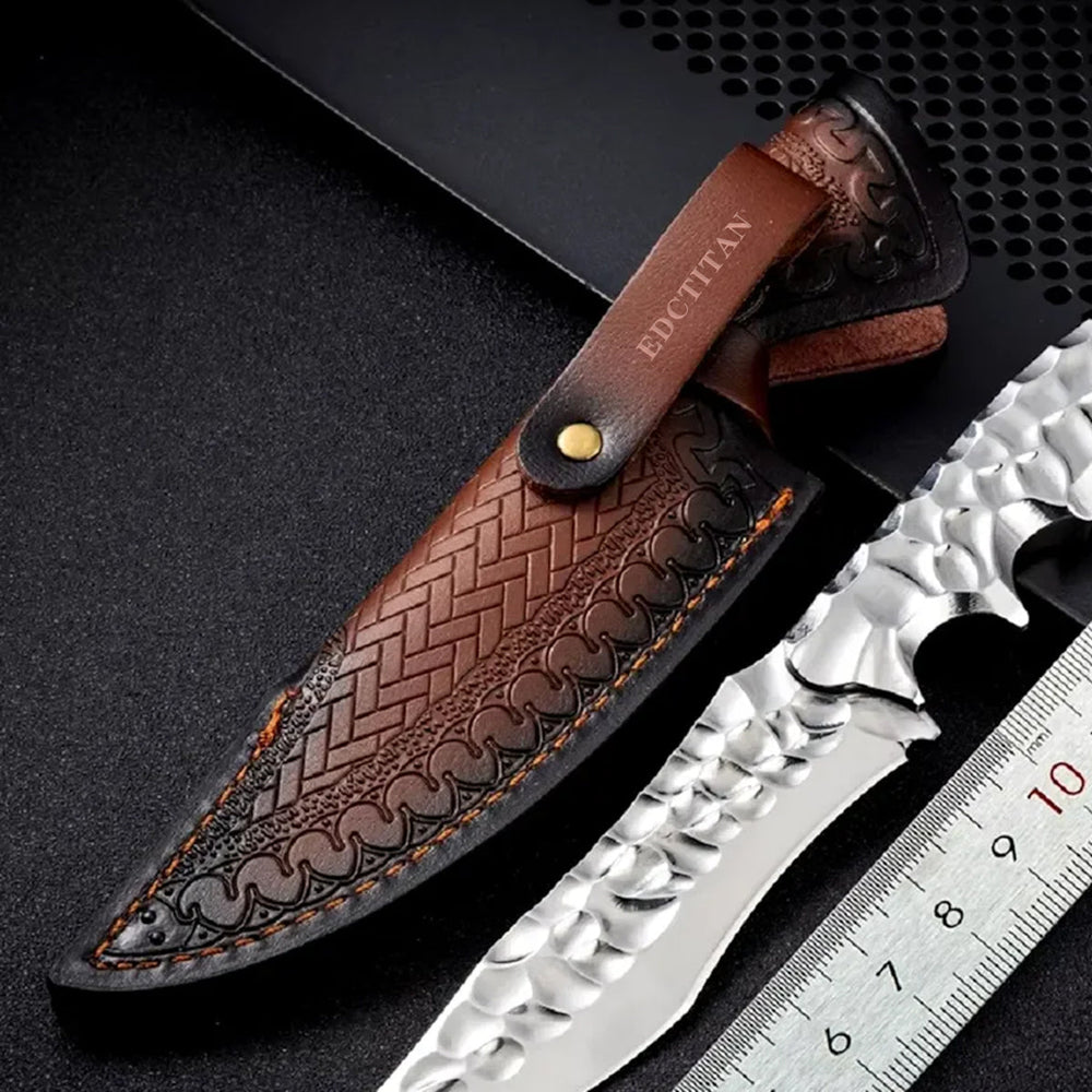 Frostfang Drakonite Edge : VG10 Steel Hunting Knife