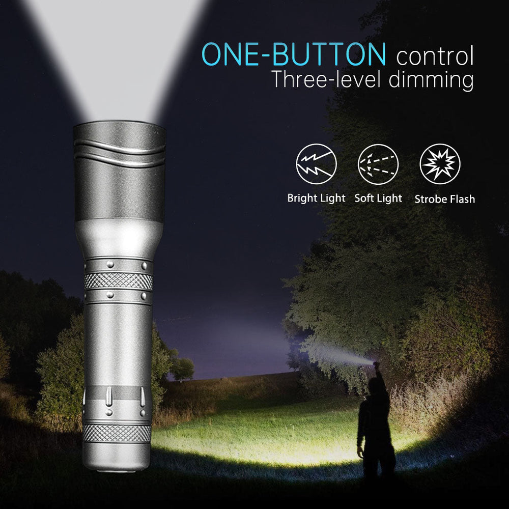 The Lightpalm - Portable Magnetic Charging Strong LED Flashlight