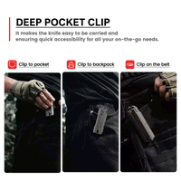 JetFlick Titanium Gravity Knife – Unique Opening EDC Folding Knife