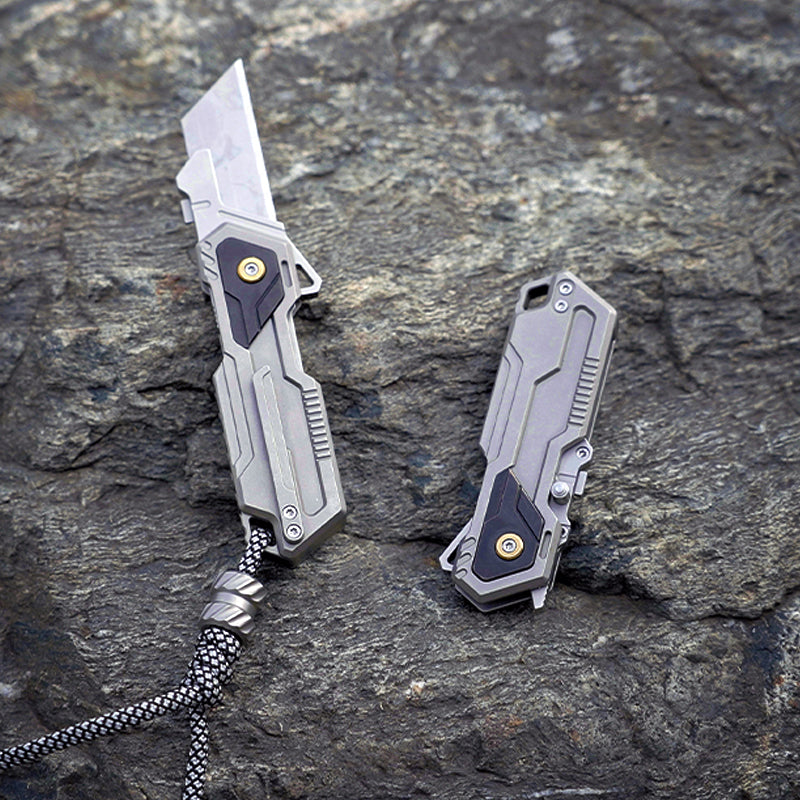 Phantom 2.0 Titanium Folding Knife – EDC Utility Knife Enhanced Design