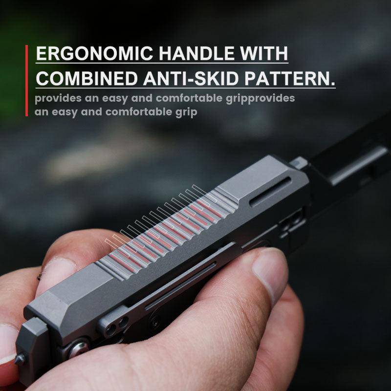 JetFlick Titanium Gravity Knife – Unique Opening EDC Folding Knife