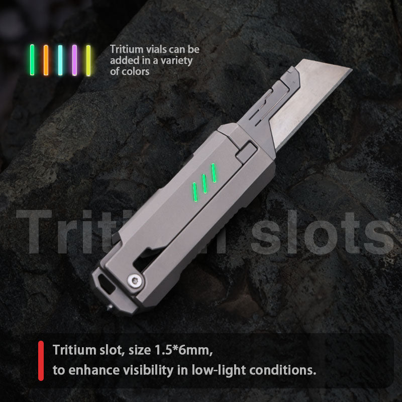 JetFlick Titanium Gravity Knife – Unique Opening EDC Folding Knife