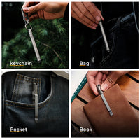 The OmniPen: Titanium Pocket Tool with 5 Smart Functions
