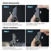 Phantom 2.0 Titanium Folding Knife – EDC Utility Knife Enhanced Design