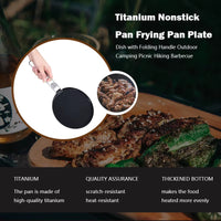 AeroTitan - Lightweight Foldable Titanium Skillet