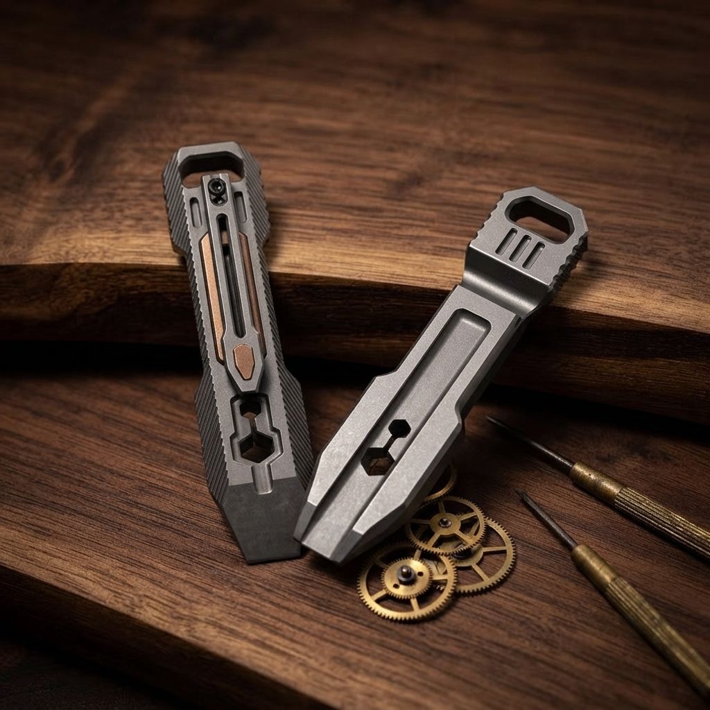 The Talon: Titanium EDC Pry Bar Wrench Unboxing Multi-tool
