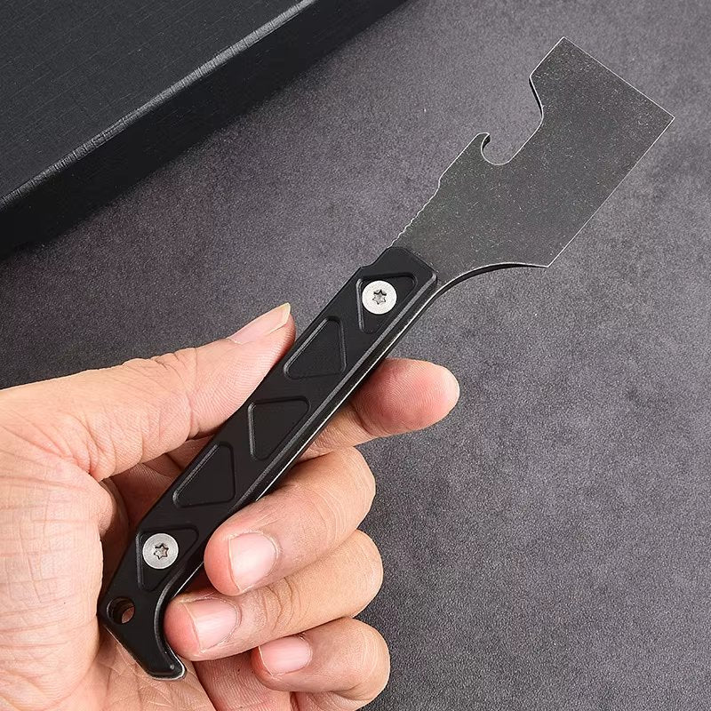 The Axe-Blade: One-piece Shovel Multi-tool EDC K-sheath Knife