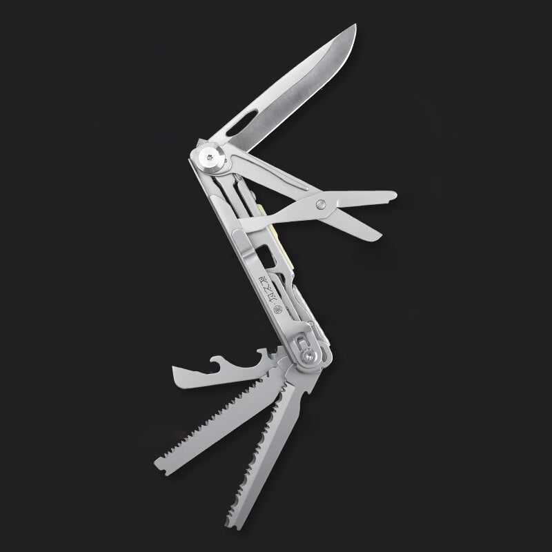 The Pioneer: D2 Steel 8-in-1 Pocket Outdoor Multi-Tool EDC Gear