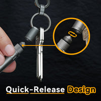 The OmniPen: Titanium Pocket Tool with 5 Smart Functions
