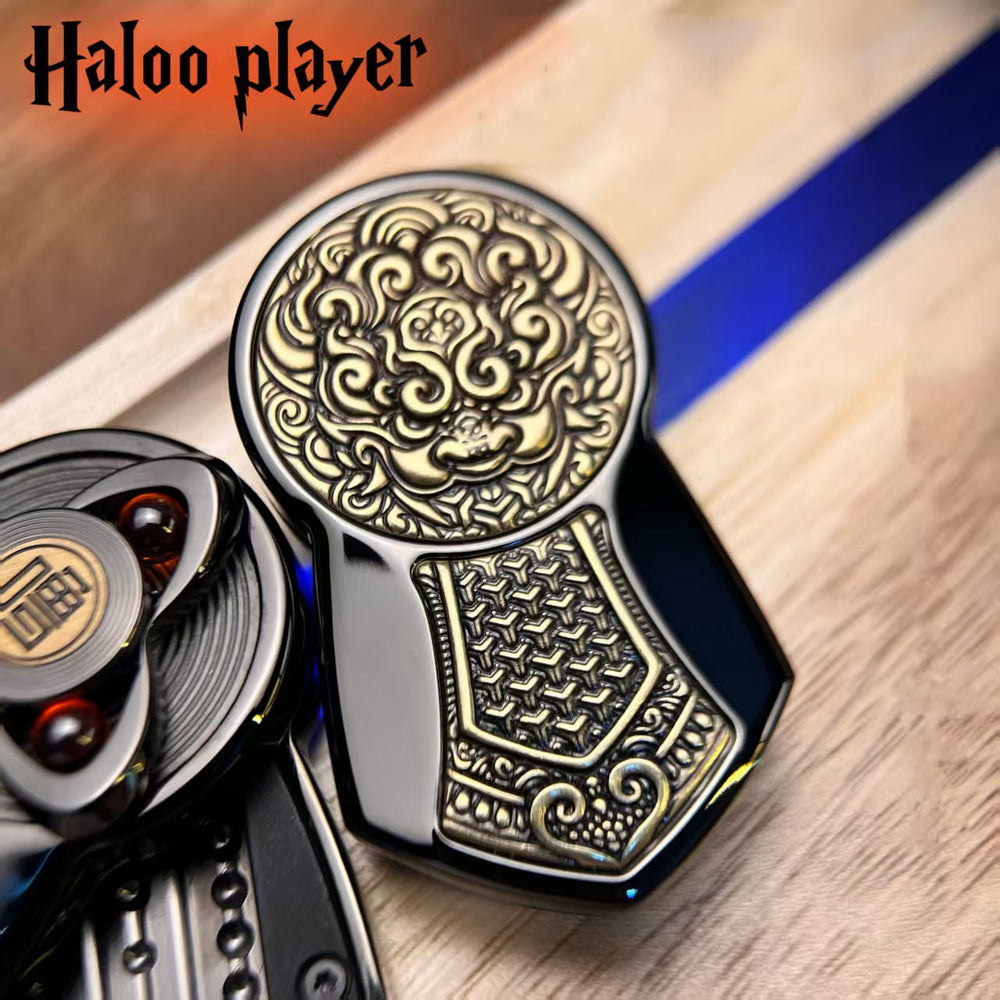 Arthur Tang's Rhythmic EDC Finger Push Toy with Snap
