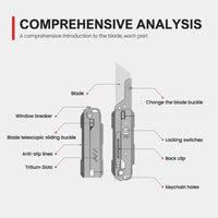 JetFlick Titanium Gravity Knife – Unique Opening EDC Folding Knife