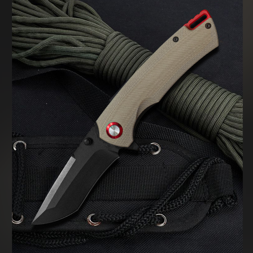 The Lizard Skin: Tough G10 Handle Pocket Folding Knife